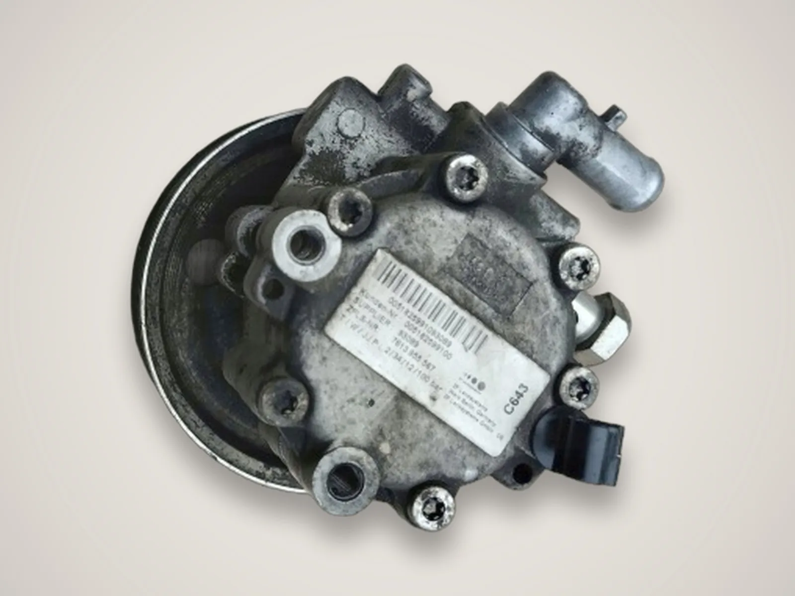 Fiat Ducato — насос гідропідсилювача керма 00518259910, 00518259910B9 (13r)