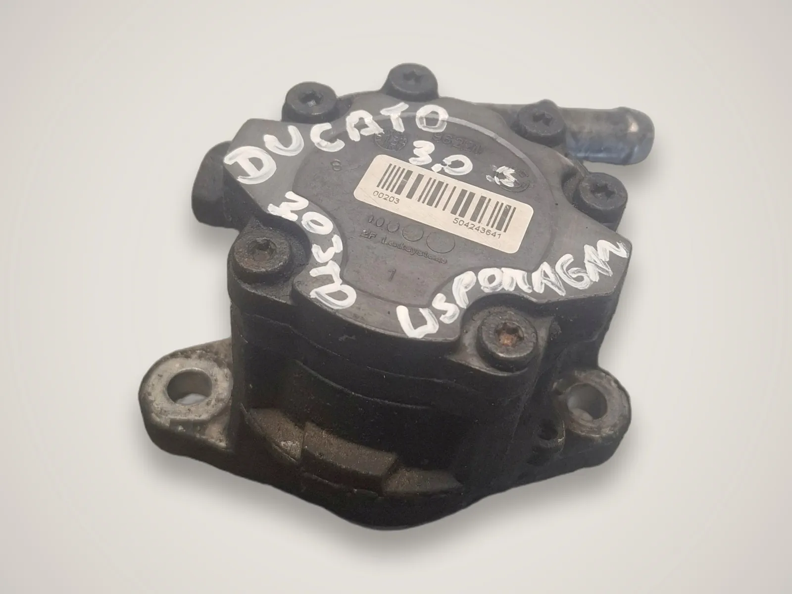 Fiat Ducato III — насос гідропідсилювача керма 504243641 (3.0)