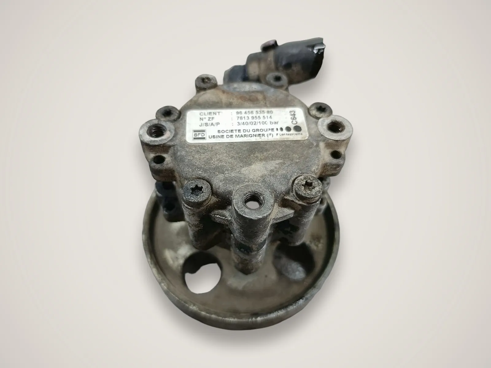 Fiat Ducato — насос гідропідсилювача керма 9645653580 9637000880 7613955514